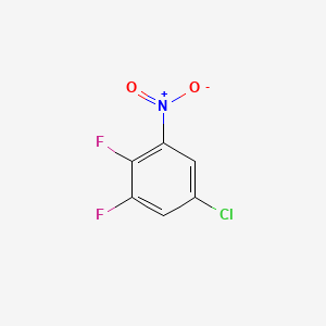 5-Chloro-1,2-difluoro-3-nitrobenzene chemical structure (CAS 169468-81-9)