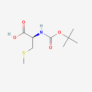 Boc-Cys(Me)-OH chemical structure (CAS 16947-80-1)