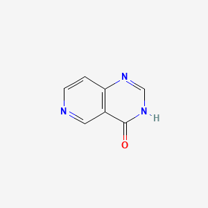 Pyrido[4,3-d]pyrimidin-4(3H)-one chemical structure (CAS 16952-64-0)