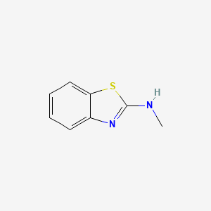 2-methylaminobenzethiazole chemical structure (CAS 16954-69-1)
