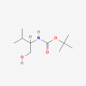 N-Boc-DL-valinol chemical structure (CAS 169556-48-3)