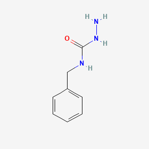 N-Benzylhydrazinecarboxamide chemical structure (CAS 16956-42-6)