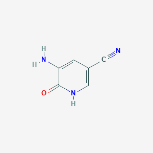 5-Amino-6-hydroxynicotinonitrile chemical structure (CAS 1695866-72-8)
