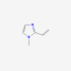 1-Methyl-2-vinyl-1H-imidazole chemical structure (CAS 16975-71-6)