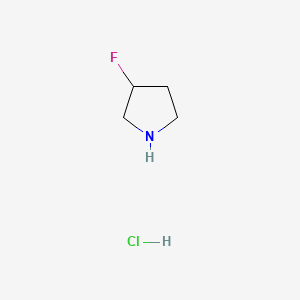 3-Fluoropyrrolidine hydrochloride chemical structure (CAS 169750-17-8)