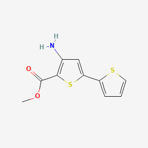 Methyl 4-amino-[2,2'-bithiophene]-5-carboxylate chemical structure (CAS 169759-79-9)