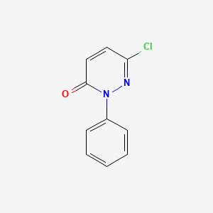 6-Chloro-2-phenylpyridazin-3(2H)-one chemical structure (CAS 1698-57-3)