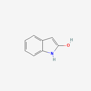 1H-Indol-2-ol chemical structure (CAS 16990-73-1)