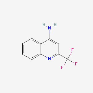 2-(Trifluoromethyl)quinolin-4-amine chemical structure (CAS 1700-93-2)