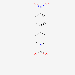 tert-Butyl 4-(4-nitrophenyl)piperidine-1-carboxylate chemical structure (CAS 170011-56-0)