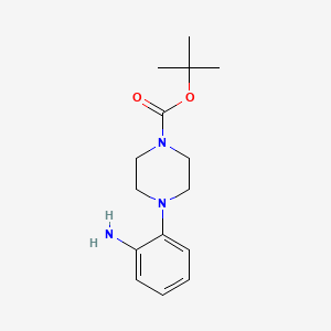 1-Boc-4-(2-Aminophenyl)piperazine chemical structure (CAS 170017-74-0)