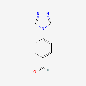 4-(4H-1,2,4-Triazol-4-yl)benzaldehyde chemical structure (CAS 170023-30-0)