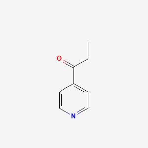 1-(Pyridin-4-yl)propan-1-one chemical structure (CAS 1701-69-5)