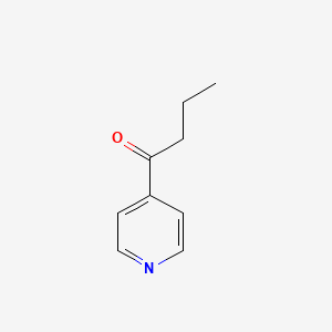 1-(Pyridin-4-yl)butan-1-one chemical structure (CAS 1701-71-9)