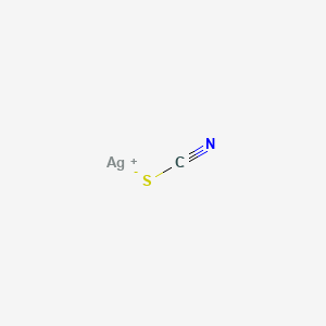 Silver(I) thiocyanate chemical structure (CAS 1701-93-5)