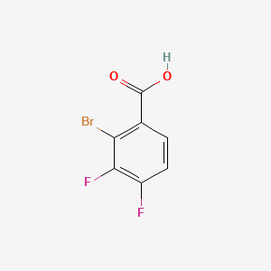 2-Bromo-3,4-difluorobenzoic acid chemical structure (CAS 170108-05-1)