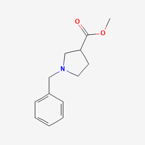 Methyl 1-benzylpyrrolidine-3-carboxylate chemical structure (CAS 17012-21-4)