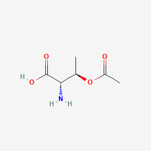(2S,3R)-3-Acetoxy-2-aminobutanoic acid chemical structure (CAS 17012-42-9)