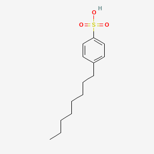 4-Octylbenzenesulfonic acid chemical structure (CAS 17012-98-5)