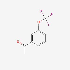 3'-(Trifluoromethoxy)acetophenone chemical structure (CAS 170141-63-6)