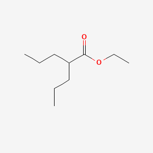 Ethyl 2-propylpentanoate chemical structure (CAS 17022-31-0)