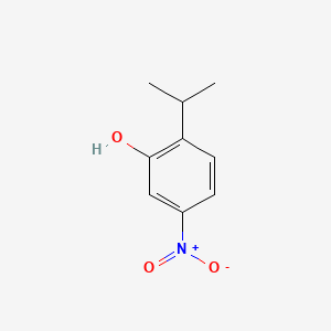 2-Isopropyl-5-nitrophenol chemical structure (CAS 170230-13-4)