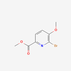 Methyl 6-bromo-5-methoxypicolinate chemical structure (CAS 170235-18-4)