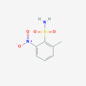 2-Methyl-6-nitrobenzene-1-sulfonamide chemical structure (CAS 170275-10-2)