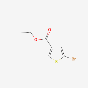 Ethyl 5-bromothiophene-3-carboxylate chemical structure (CAS 170355-38-1)