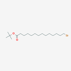 tert-Butyl 14-bromotetradecanoate chemical structure (CAS 1703782-84-6)