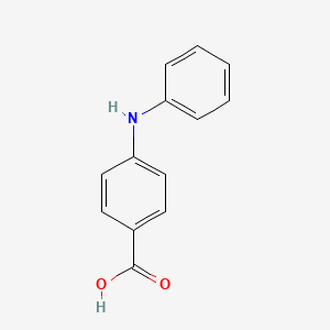 4-(Phenylamino)benzoic acid chemical structure (CAS 17040-20-9)