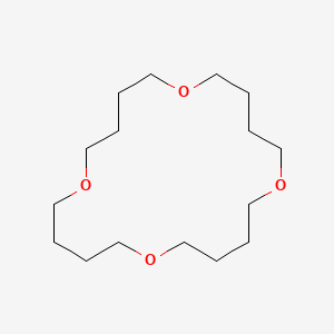 1,6,11,16-Tetraoxacycloicosane chemical structure (CAS 17043-02-6)