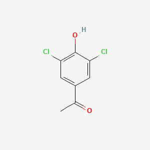 1-(3,5-Dichloro-4-hydroxyphenyl)ethanone chemical structure (CAS 17044-70-1)