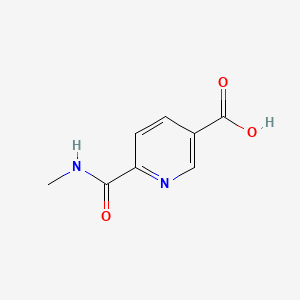 6-(Methylcarbamoyl)nicotinic acid chemical structure (CAS 170464-32-1)