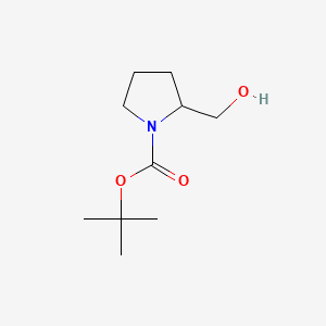 tert-Butyl 2-(hydroxymethyl)pyrrolidine-1-carboxylate chemical structure (CAS 170491-63-1)