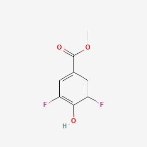 Methyl 3,5-difluoro-4-hydroxybenzoate chemical structure (CAS 170572-47-1)