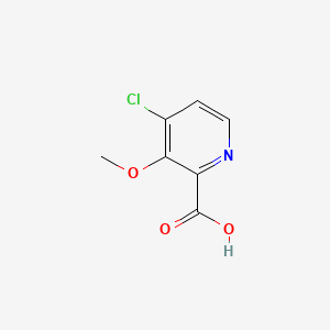 4-Chloro-3-methoxypicolinic acid chemical structure (CAS 170621-86-0)