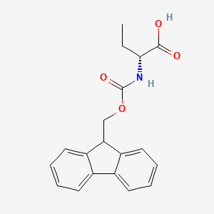 Fmoc-D-Abu-OH chemical structure (CAS 170642-27-0)