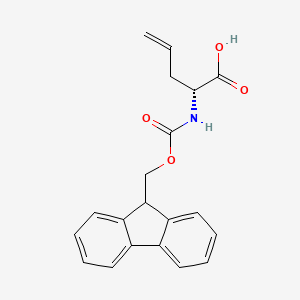 Fmoc-D-Gly(allyl)-OH chemical structure (CAS 170642-28-1)