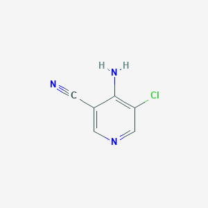 4-Amino-5-chloronicotinonitrile chemical structure (CAS 1706454-74-1)