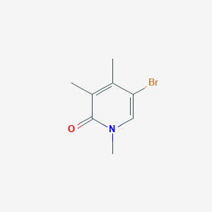 5-Bromo-1,3,4-trimethylpyridin-2(1H)-one chemical structure (CAS 1706749-85-0)