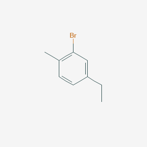 2-Bromo-4-ethyl-1-methylbenzene chemical structure (CAS 17070-97-2)