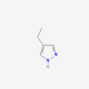 4-Ethyl-1H-pyrazole chemical structure (CAS 17072-38-7)