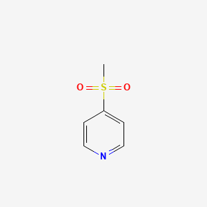 4-(Methylsulfonyl)pyridine chemical structure (CAS 17075-15-9)
