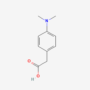 4-(Dimethylamino)phenylacetic acid chemical structure (CAS 17078-28-3)