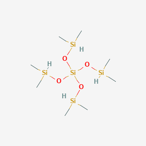 Tetrakis(dimethylsilyl) orthosilicate chemical structure (CAS 17082-47-2)