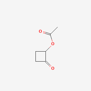 2-Oxocyclobutyl acetate chemical structure (CAS 17082-62-1)