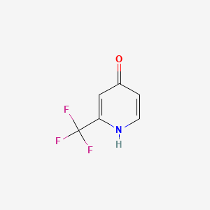 2-(Trifluoromethyl)pyridin-4-ol chemical structure (CAS 170886-13-2)