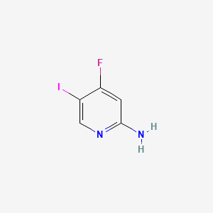 4-Fluoro-5-iodopyridin-2-amine chemical structure (CAS 1708974-12-2)