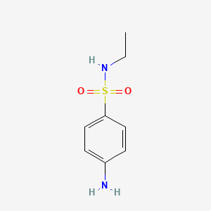 4-Amino-N-ethylbenzenesulfonamide chemical structure (CAS 1709-53-1)